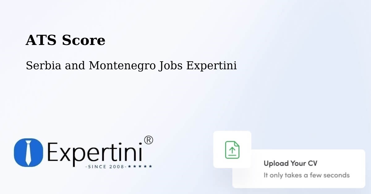 Resume ATS Score & Job Description Match Tool – Thurso - Serbia and Montenegro Jobs Expertini